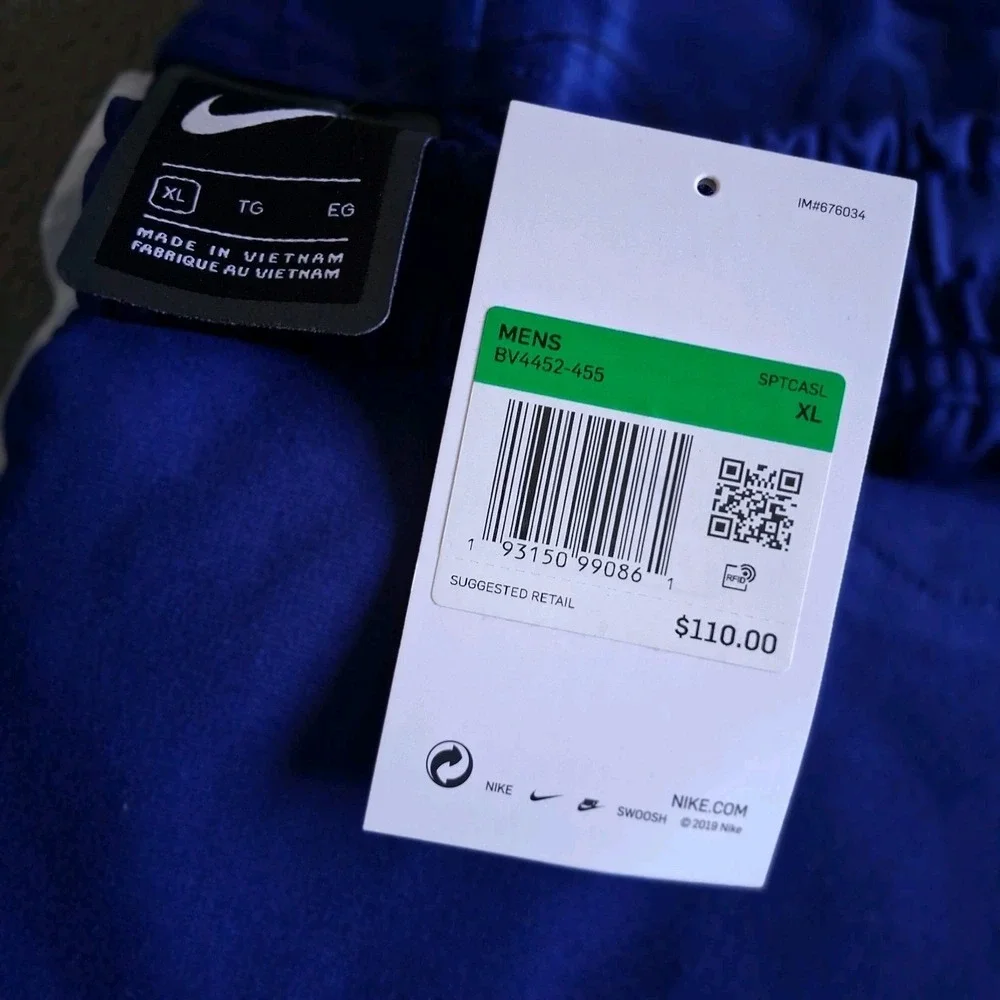 NWT Nike Sportswear Tech Pack Knit Tapered Joggers Blue‎ BV4452-455 Men's XL